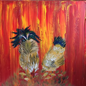 Chickens being Chickens