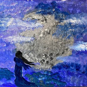 Sarah with the Moon